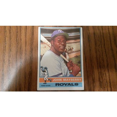 1976 Topps Card # 440 John Mayberry Very Good (3) Kansas City Royals