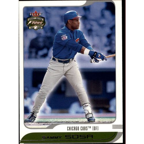 2002 Fleer Focus JE Sammy Sosa #140
