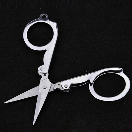 Mini Key-Ring Pocket 2" Travel Sewing Folding Scissors Crafts Needlework Hobby