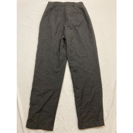 Evan Picone Casual Grey Wool Polyester Pleated Dress Pants WOMEN'S Size 4 x 31