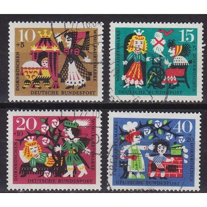 GERMANY BUND [1964] MiNr 0447-50 ( O/used )