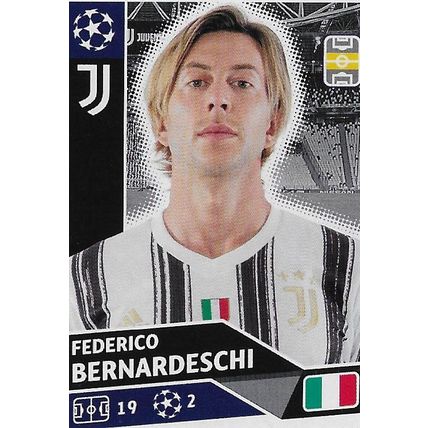 Topps UEFA Champions League 2020/21 Stickers: JUV13 - Bernardeschi