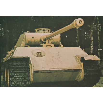 Panther V AUSF A Overloon Holland Military Tank Postcard