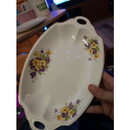 Empire Floral Sandwich Plate