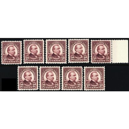 564, Mint NH VF Lot of Nine Fresh Stamps CV $94.50 * Stuart Katz