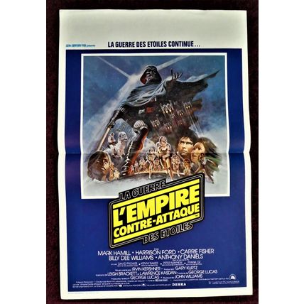 EMPIRE STRIKES BACK, The (1980) original Belgian poster ***Mark Hamill***
