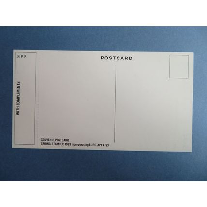 Spring Stampex 1993 Admission Ticket Postcard #1