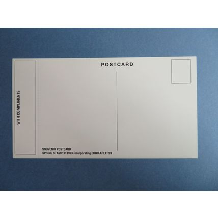 Spring Stampex 1993 Admission Ticket Postcard #2