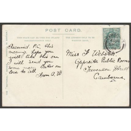 Actress Violet Vanbrugh, 1904 - National Series Postcard