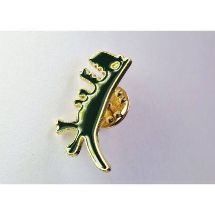 Novelty Cartoon Dinosaur metal novely lapel pin badge
