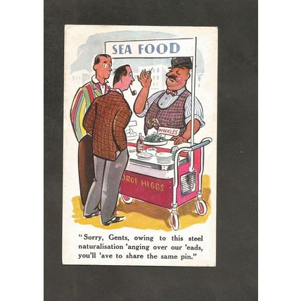 Comedy Postcard Tuck #79 Sea Food