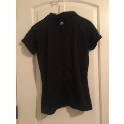 Russell Athletic Men's Black Polo Shirt Button & Pullover Size Medium