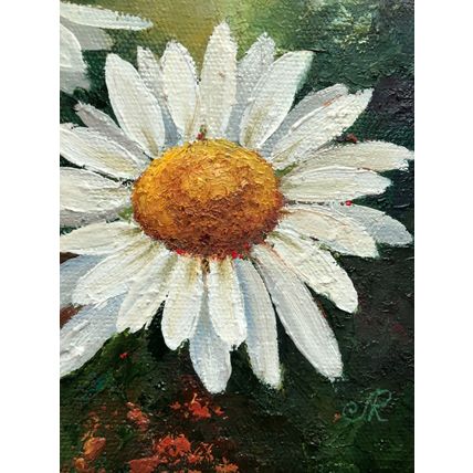 Flowers Oil Painting Original Daisy