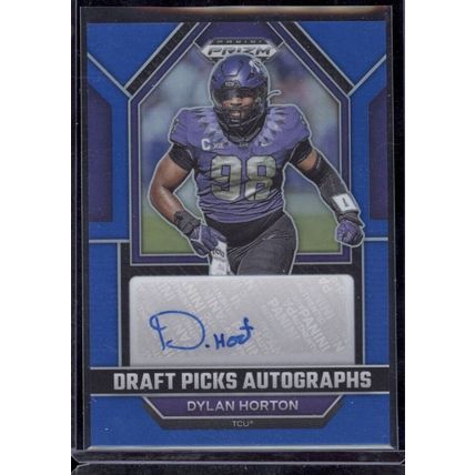 2023 Panini Prizm Draft Picks Draft Picks Autographs Blue Dylan Horton 32/149