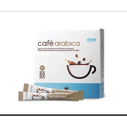 2 Atomy 50 Sticks Cafe Arabica Instant coffee Arabica Coffee & Natural Casein