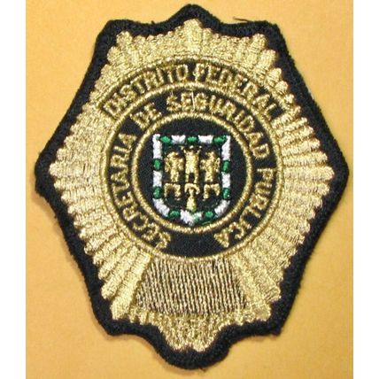 Secretariat of Security and Civil Protection, Mexico. 3.5"X3". PP68.