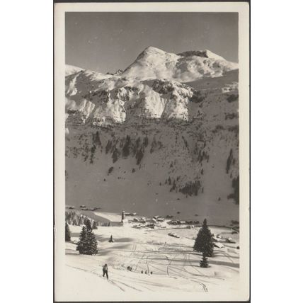 Skipiste, Lech am Arlberg, 1949 - Schmidt Foto-AK