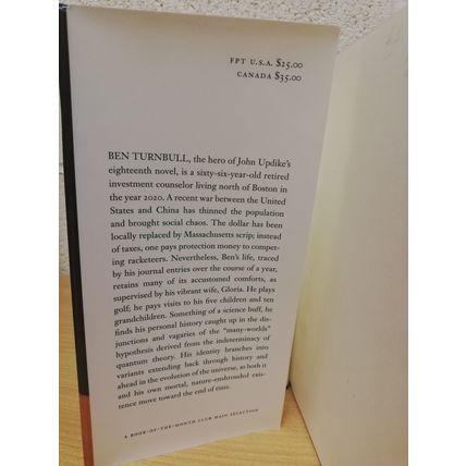 Toward The End Of Time - John Updike - 1st U.S/Canada Edition - 1st Print - 1997