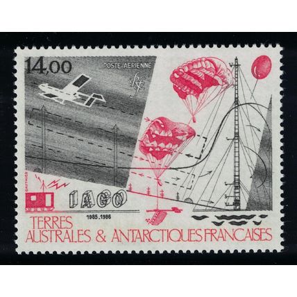 FSAT TAAF Parachute Airplane Scientific Research 1986 MNH SG#218 MI#218
