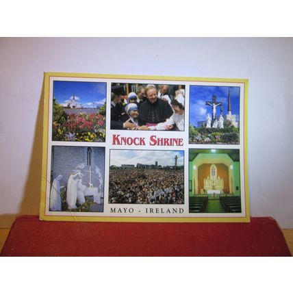 multiview, KNOCK SHRINE, Co. MAYO, IRELAND used postcard by John Hinde 1994 pm =