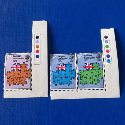 GB QEII 1973 European Communities MNH Mint SET stamps with Traffic Lights