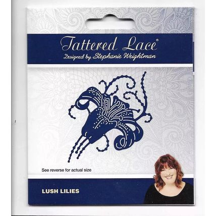 Tattered Lace. Lush Lilies Die Set. Die Cutting Cardmaking Scrapbooking Crafts