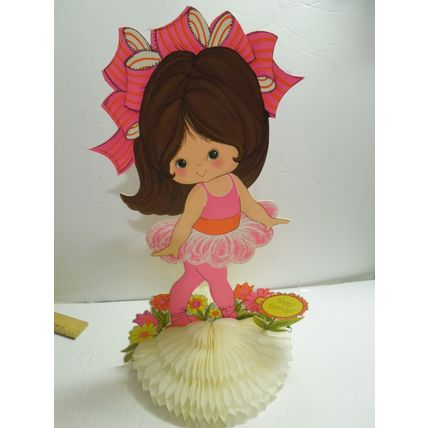Vintage Hallmark Twinkles Centerpiece Pop Up Girls Ballet Dance 1980s
