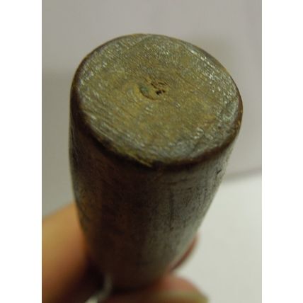Vintage SOLDERING IRON with wood handle 12”