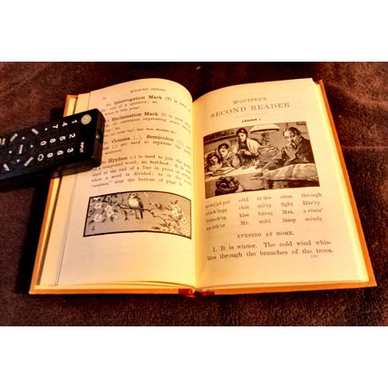 McGuffey's Second Eclectic Reader By H. H. Vail 1920 Hardcover Book Great Shape