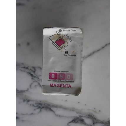 Xerox Phaser 850 Magenta Solid ink Stick Block -Tally Tektronix cartridge toner