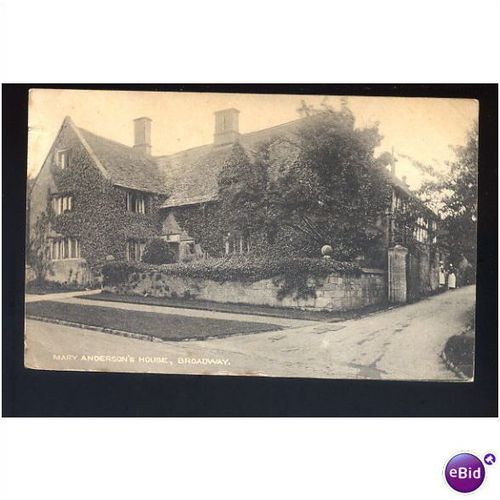 Worcestershire BROADWAY Mary Anderson's House Postcard by WHS (3048)