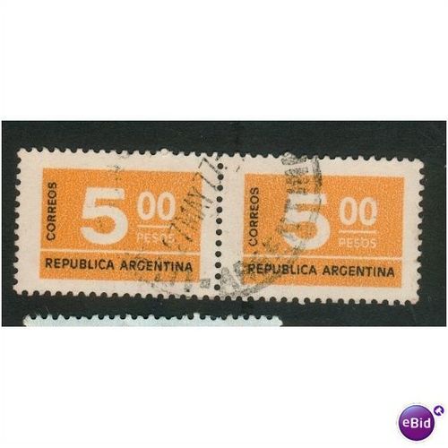 Argentina stamps SG1498 - 1976 - 5.00p x 2 - used