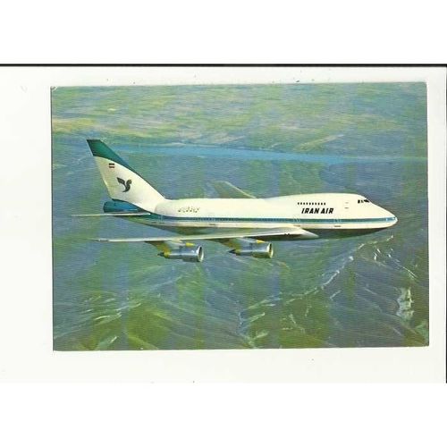 IRAN AIR Boeing 747SP Postcard by Airline Publications (0166)