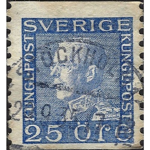 SWEDEN, King Gustav V, blue 1934, 25ore