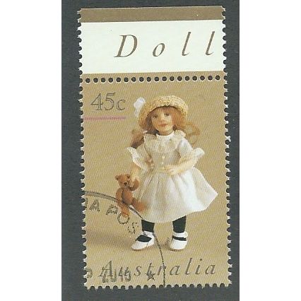 AUS 1997 45c 'DOLLS AND TEDDY BEARS' FINE USED (EBID38-576)