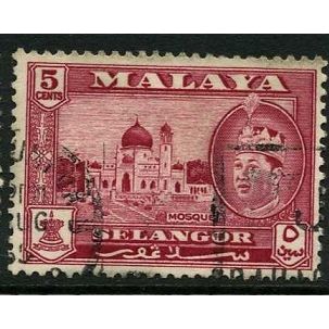 SELANGOR 1961/1962 SG 132 - #4 fine used (o)