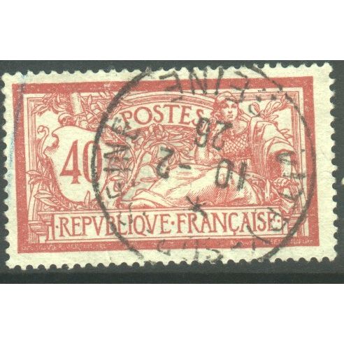 France 1900 - SG303 - 40c red and blue "Olivier Merson" - used