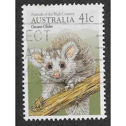 AUS 1990 41c 'ANIMALS IN THE HIGH COUNTRY- GLIDER' FINE USED (EBID67-892)