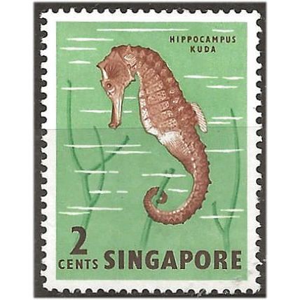 Singapore 1962 SG64 2c Brown & Green Fine Mounted Mint . .. .