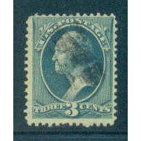 Used 184 3c George Washington Just Clears M00446