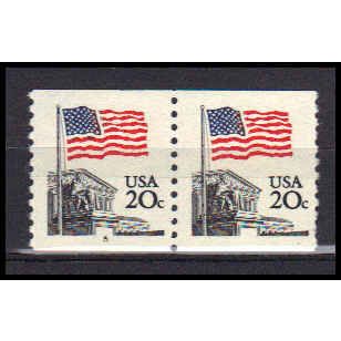 1895 20c U.S. Flag Fine MNH SG CNP Left 5 PA0243