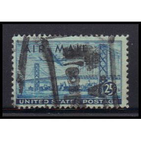 Used C36 25c Oakland Bay Bridge Fine KA7917
