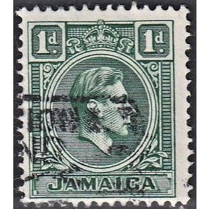 JAMAICA, 1951 1d George VI, SG 122a (Scott #149), used.