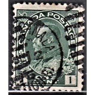 CANADA, 1911-22 1c George V, SG 196/9 (Scott #104), used