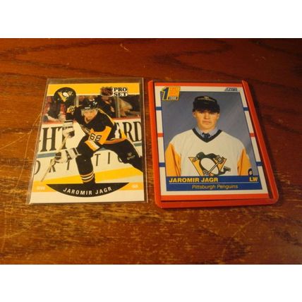 1990/91, 8- Rc Cards, Score/Pro Set, JAROMIR JAGR Rc, Penguins,