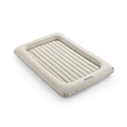 2-in-1 Multi-Purpose Inflatable Toddler Travel Bed Air Mattress Set with Elec...