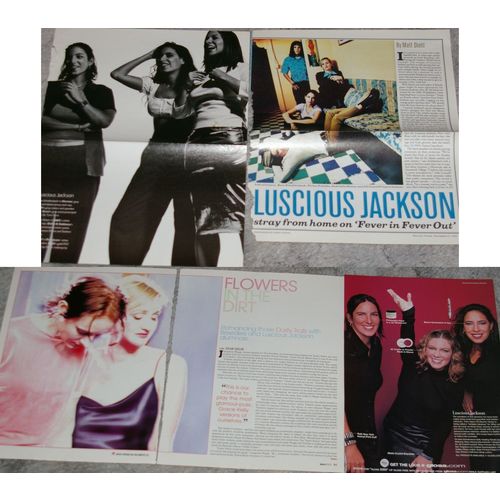 LUSCIOUS JACKSON 28x Clippings 1990s