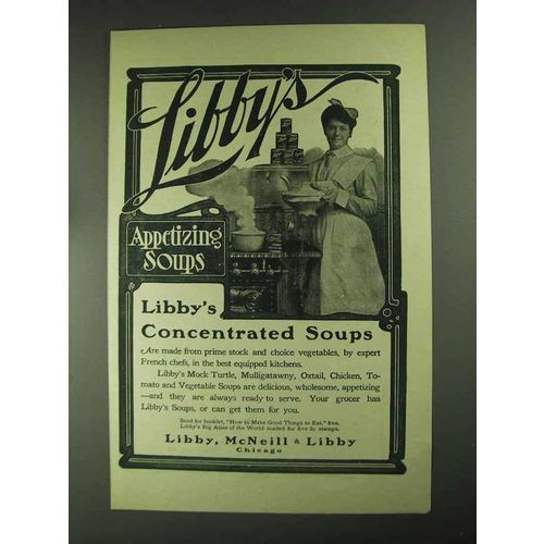 1903 Libby's Soup Ad - Appetizing Soups