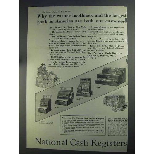 1925 National Cash Registers Ad - Our Customers