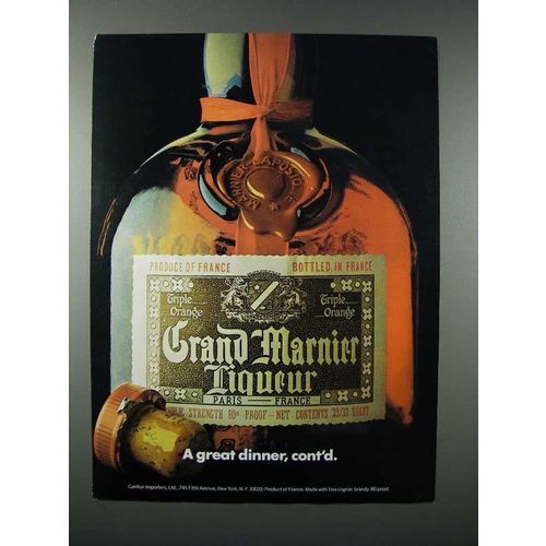 1976 Grand Marnier Liqueur Ad - A Great Dinner, cont'd
